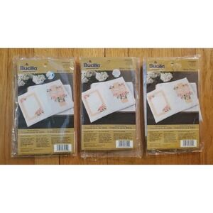 LOT of 3 Bucilla Special‎ Edition BIBLE COVER Stamped Cross Stitch Kit #WM65609